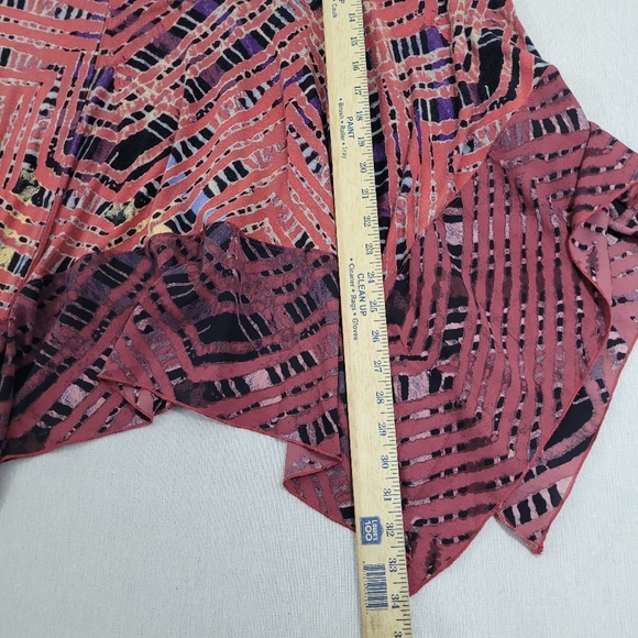 Free People Womens Medium Day Dreamers Oversized Flowy Tank Handkerchief Hem - Picture 10 of 11